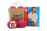 Eunice Crocheted Poncho using Mirasol's Usun Organic Cotton - Yarnveda